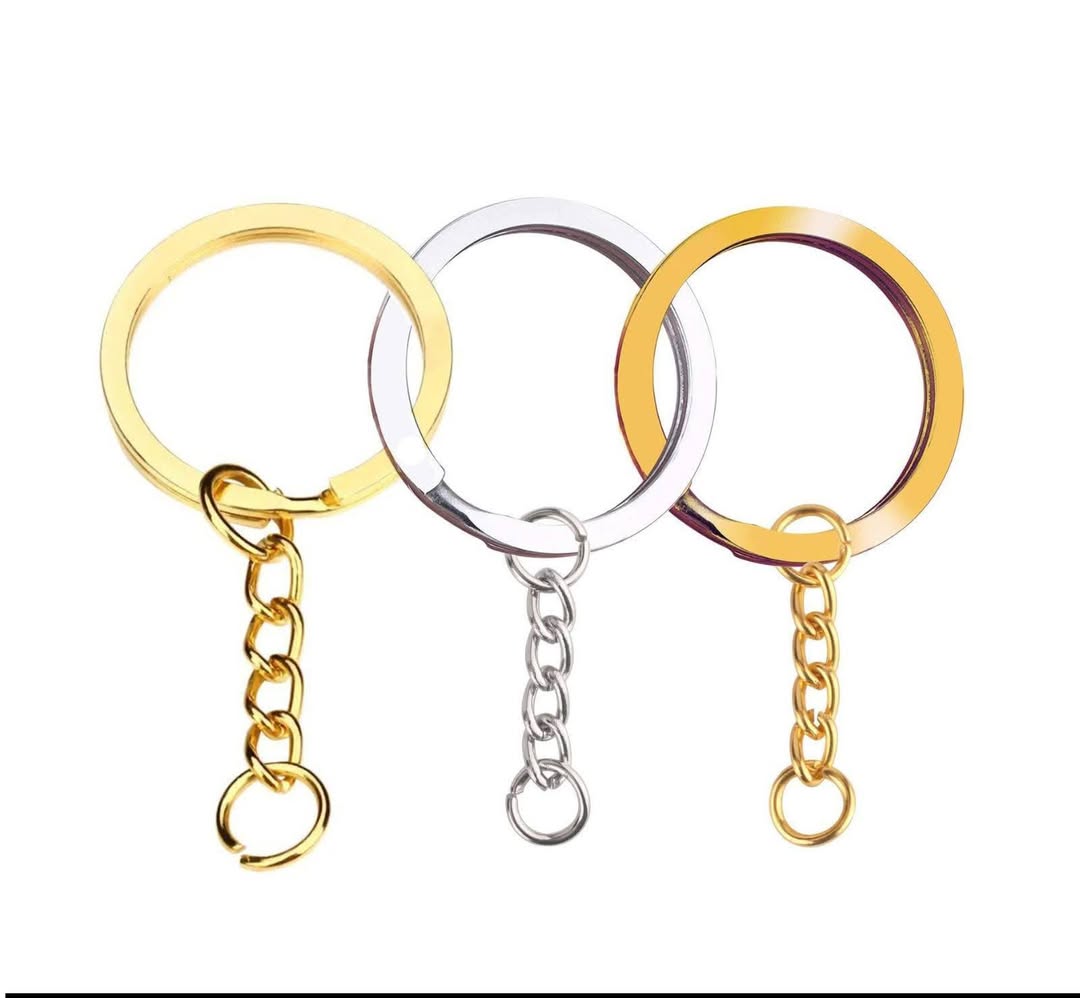 Resin key ring 10 pcs set